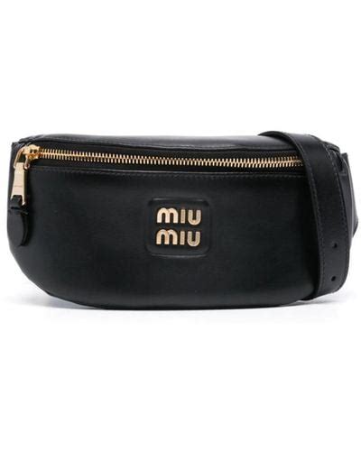 miu miu belt bag black|miu miu bag price.